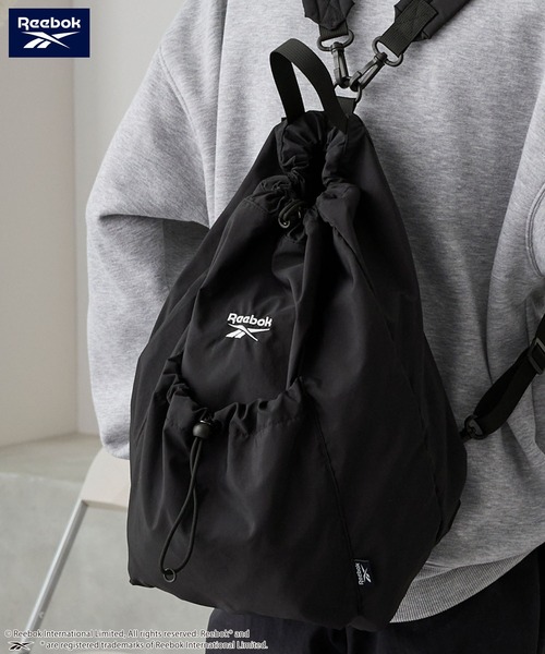 「Reebok」 リュック FREE ライトグレー レディース_画像2