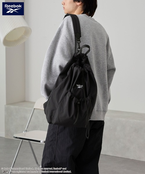 「Reebok」 リュック FREE ライトグレー レディース_画像5