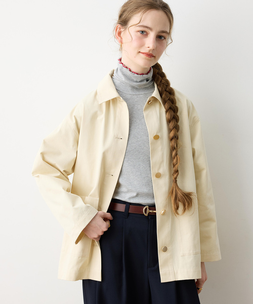 「LE SOUK HOLIDAY」 ジャケット L アイボリー レディース_画像9