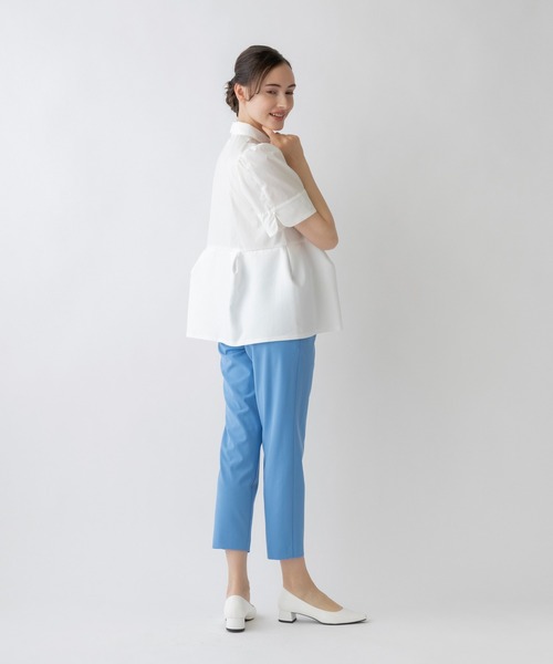 「Sono」 半袖ブラウス 1 ネイビー レディース_画像6
