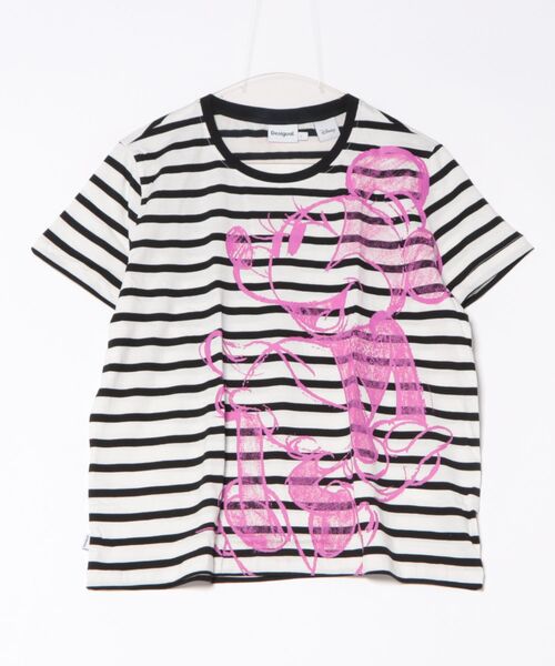 「Desigual」 半袖シャツ「Disneyコラボ」 S ブラック レディース_画像7