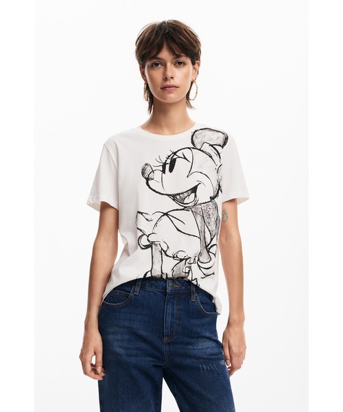 「Desigual」 半袖シャツ「Disneyコラボ」 S ブラック レディース_画像9
