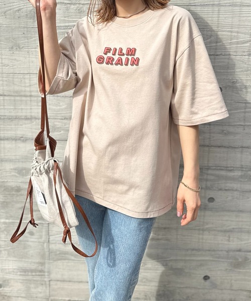 「mi via loca」 半袖Tシャツ FREE ホワイト×ブラック レディース_画像3