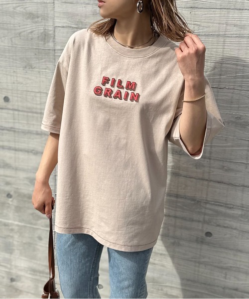 「mi via loca」 半袖Tシャツ FREE ホワイト×ブラック レディース_画像5
