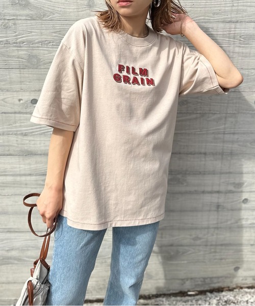 「mi via loca」 半袖Tシャツ FREE ホワイト×ブラック レディース_画像6