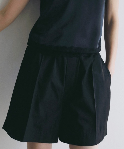 MACPHEE（マカフィー） ハーフパンツ パンツ 短パン レザーライク