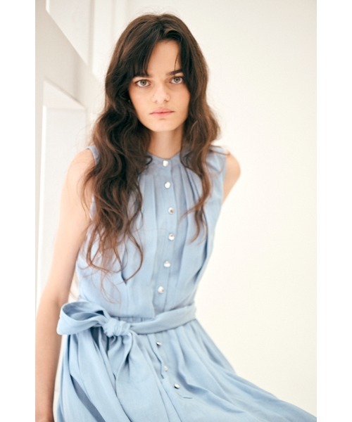 Estella.K ワンピース Ayla Denim Dress サスティナブルデニムタック 