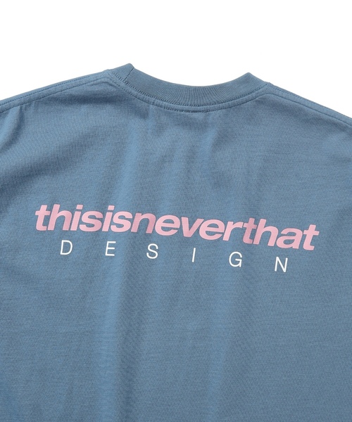 「thisisneverthat」 半袖Tシャツ L スカイブルー メンズ_画像3