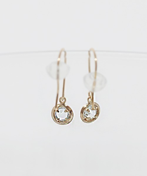 「sowi」 ピアス(両耳用) フリ- ライトブルー レディース_画像7