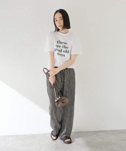 「journal standard L'essage」 半袖Tシャツ FREE ホワイト レディース_画像5
