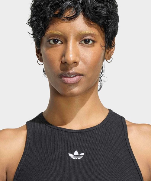 adidas（アディダス） タンクトップ ノースリーブ エッセンシャル リブ