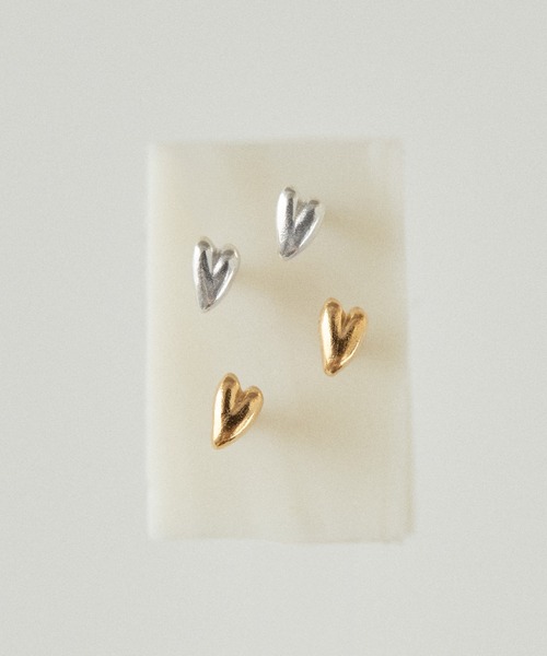Jewel closet by L&Co. フープ ピアス プラチナ/K18 コンビ カラー