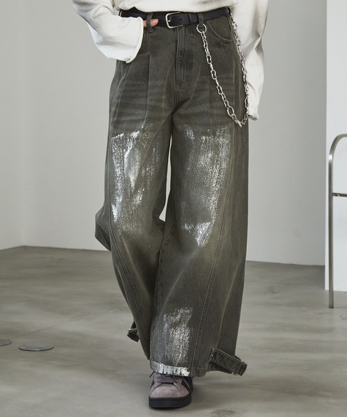 「Spielio」 デニムパンツ S ブルー メンズ_画像2