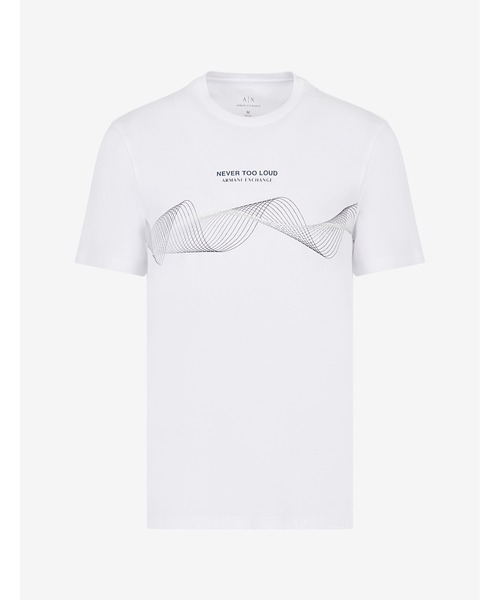 ARMANI EXCHANGE 「ARMANI EXCHANGE」 半袖Tシャツ MEDIUM ホワイト