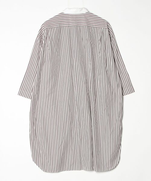 GYMPHLEX（ジムフレックス） ストライプ柄シャツワンピース 14 