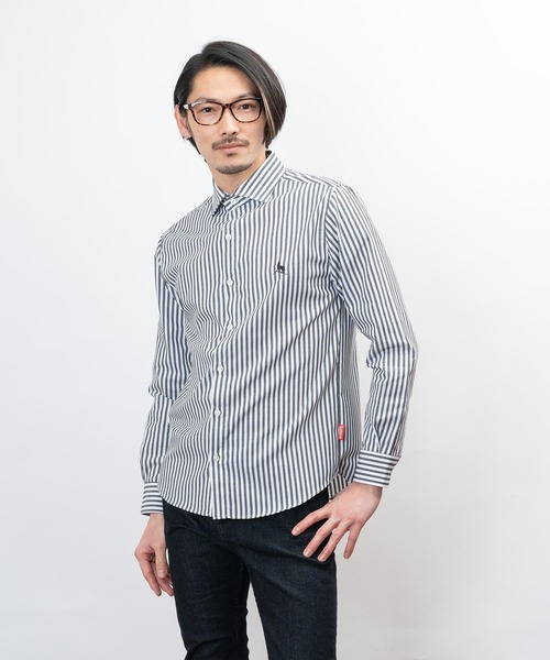 「Healthknit Product」 長袖シャツ L ベージュ メンズ_画像8