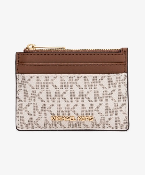 MICHAEL KORS パスポートケース ブラウン MICHAEL KORS（マイケルコース） カードケース FREE ブラウン