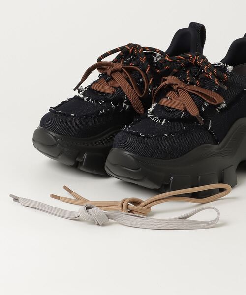 「SY UNITED ARROWS」 ローカットスニーカー M シルバー レディース_画像5