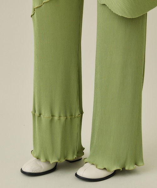 コトハヨコザワ　プリーツパンツ kotohayokozawa】スリットプリーツパンツ – ファッションスナップストア