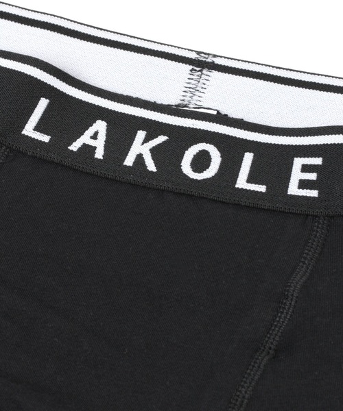 LAKOLE（ラコレ） ボクサーパンツ プレーンロゴボクサーパンツ