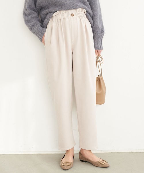 パンツ スラックス 起毛ツイルハイウエストパンツ Zozotown Paypayモール店 通販 Paypayモール