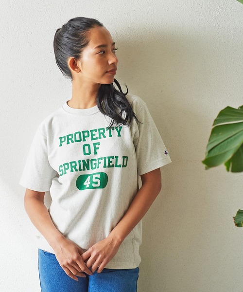 tシャツ Champion リバースウィーバー ショートスリーブTシャツ C3-X332 レディース Champion tシャツ リバースウィーバー ショートスリーブTシャツ