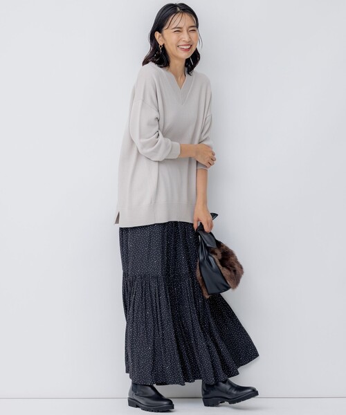 23区 ショルダーバッグ バッグ フェイクファー2WAY ショルダー