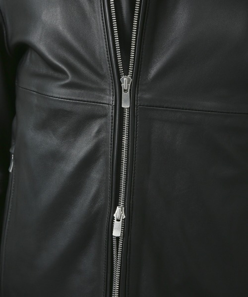 5351 POUR LES HOMMES 革ジャン ライダース セミダブル レザー