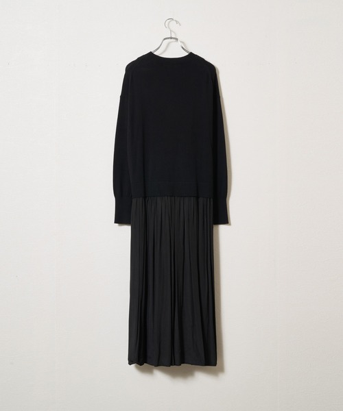 Liyoca ワンピース 「Liyoca」コットンカシミヤレイヤード