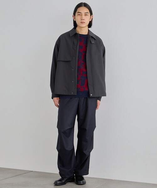 UNITED TOKYO ニット GEOMETRIC クルーネックニット メンズ UNITED TOKYO セーター ニット GEOMETRIC クルーネックニット