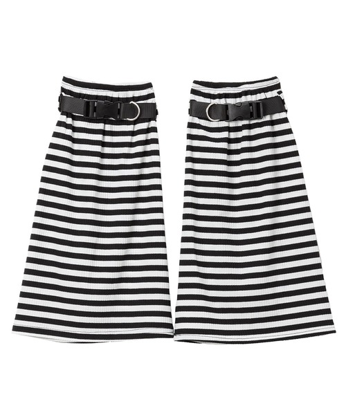 DearMyLove ベルト 地雷ベルトリブレッグウォーマー レディース