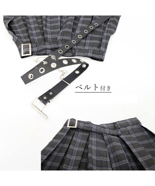 miniministore（ミニミニストア） スカート 原宿系 ダンス衣装 ベルト