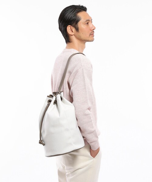 タケオキクチ THE FLAGSHIP キャンバスコンビ ボンサック TAKEO KIKUCHI デイバック リュック 「THE FLAGSHIP」キャンバス