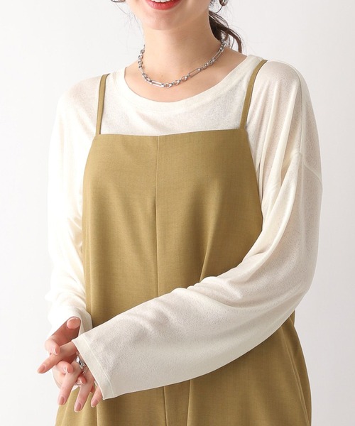 LEPSIM（レプシィム） tシャツ シアーメランジロンT 104246 レディース