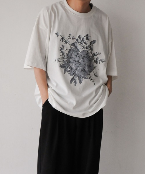 オーバーサイズ黒Tシャツ グラフィックプリント Nilway tシャツ グラフィックプリントオーバーサイズ 半袖 T