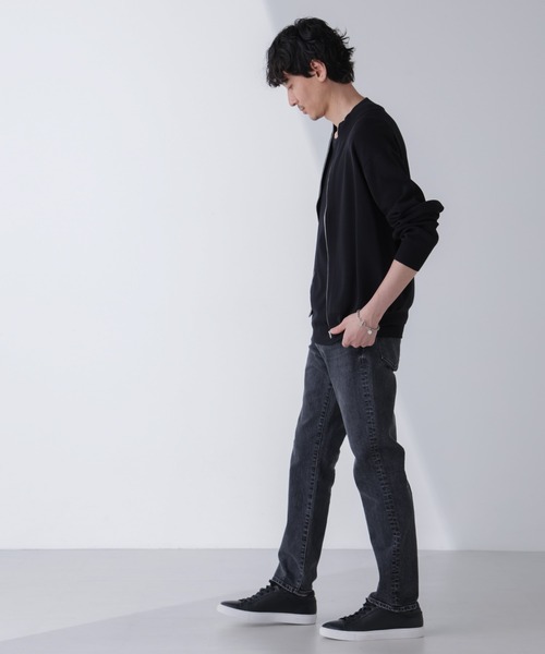 BRIEFING×WLG ミラノリブ切替ニット ナノ・ユニバース 黒M BRIEFING × NANO UNVERSE ミラノ リブ 切替 ニット（楽天市場