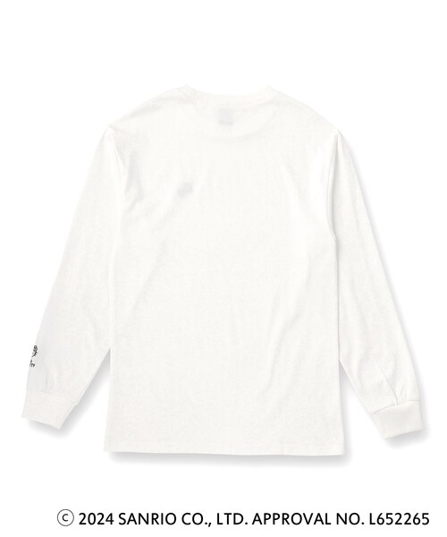 tシャツ 「ハローキティコラボ」ポイント刺繍長袖Tシャツ