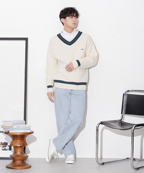 NANO universe ジーンズ WEB限定/デニムルーズフィットパンツ