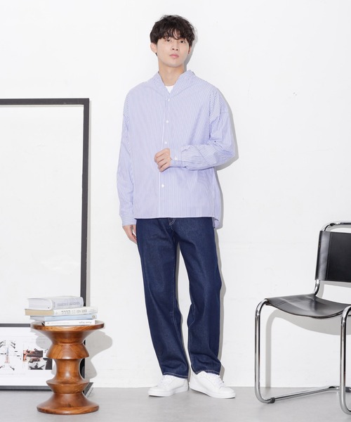 メンズカジュアルルーズフィットデニム NANO universe ジーンズ WEB限定/デニムルーズフィットパンツ