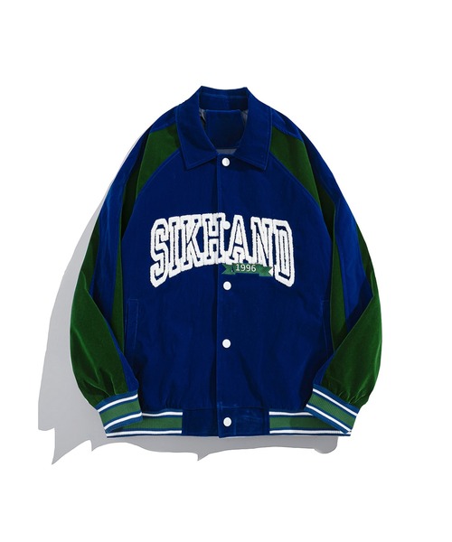 スタジャン HOOK -select- ヘビーウェイトアソート袖配色切り替え