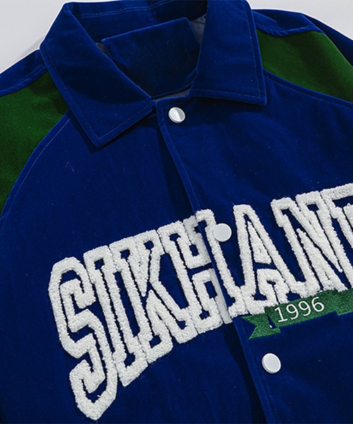 スタジャン HOOK -select- ヘビーウェイトアソート袖配色切り替え