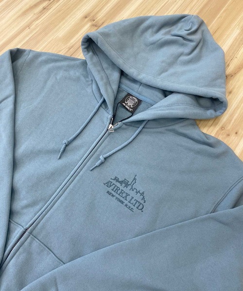 AVIREX（アヴィレックス） パーカー VARSITY LOGO ZIP SWEAT PARKA NYC