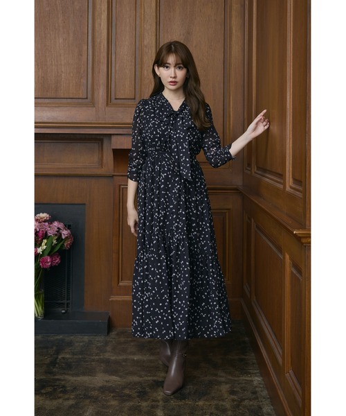 ワンピース Autumn Floral Chiffon Dress レディース : 86889539  