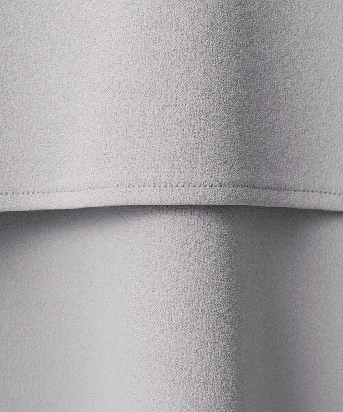 BEAUTY&YOUTH★ ケープフリル レイヤーカットソー WEB限定 Wardrobe DAILY MINIMAL】ケープフリル レイヤー