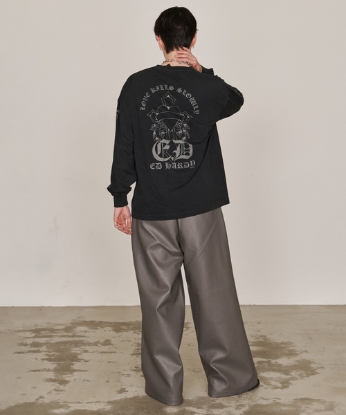 Ed Hardy（エド・ハーディー） スマホショルダー tシャツ ED HARD