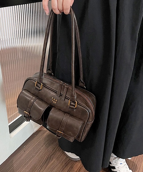 韓国デザイン 本革 レザーハンドバッグ バケットバッグ BAG 韓国ソフトレザー バケットバッグ ハンドバッグレディース 下り