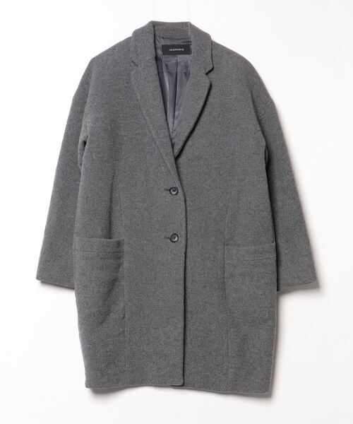 JEANASIS（ジーナシス） チェスターコート FREE グレー レディース