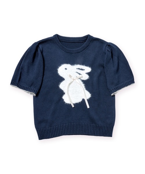 ニット セーター FANCY BUNNY ニットトップス レディース