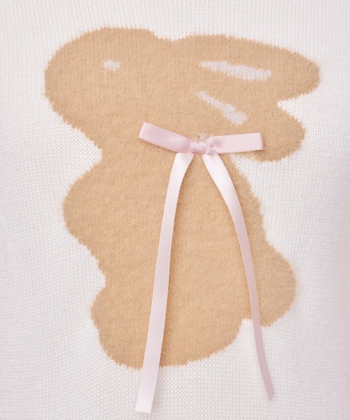 Lolime by mellfy memory ニット セーター FANCY BUNNY ニットトップス