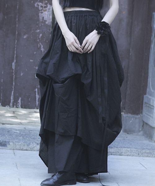 deux amour スカート イレギュラーヘムデザインボリュームロング